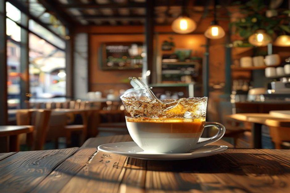 O copinho com água com gás tem algum efeito ou é só cortesia